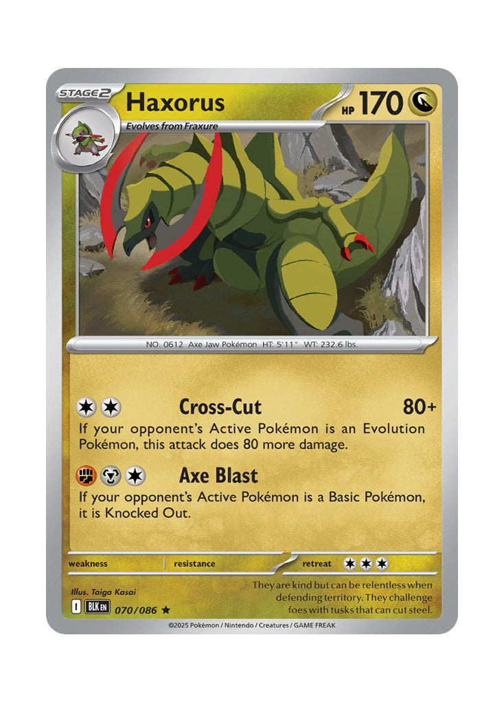 Haxorus – Black Bolt (070)