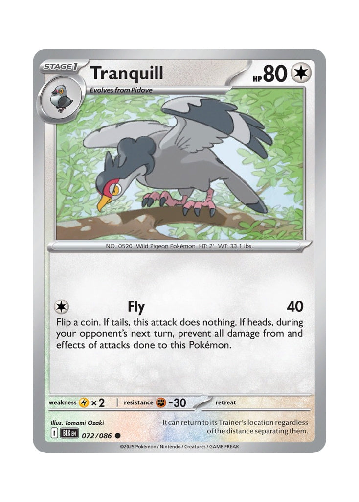 Tranquill – Black Bolt (072)