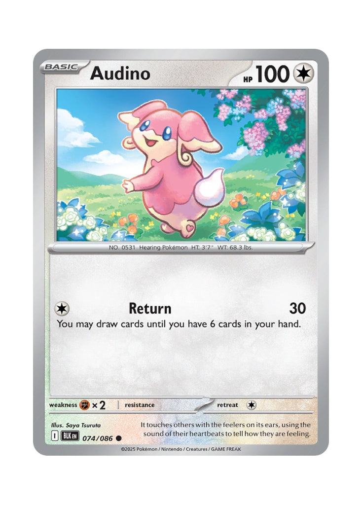 Audino – Black Bolt (074)