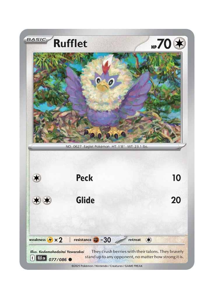Rufflet – Black Bolt (077)