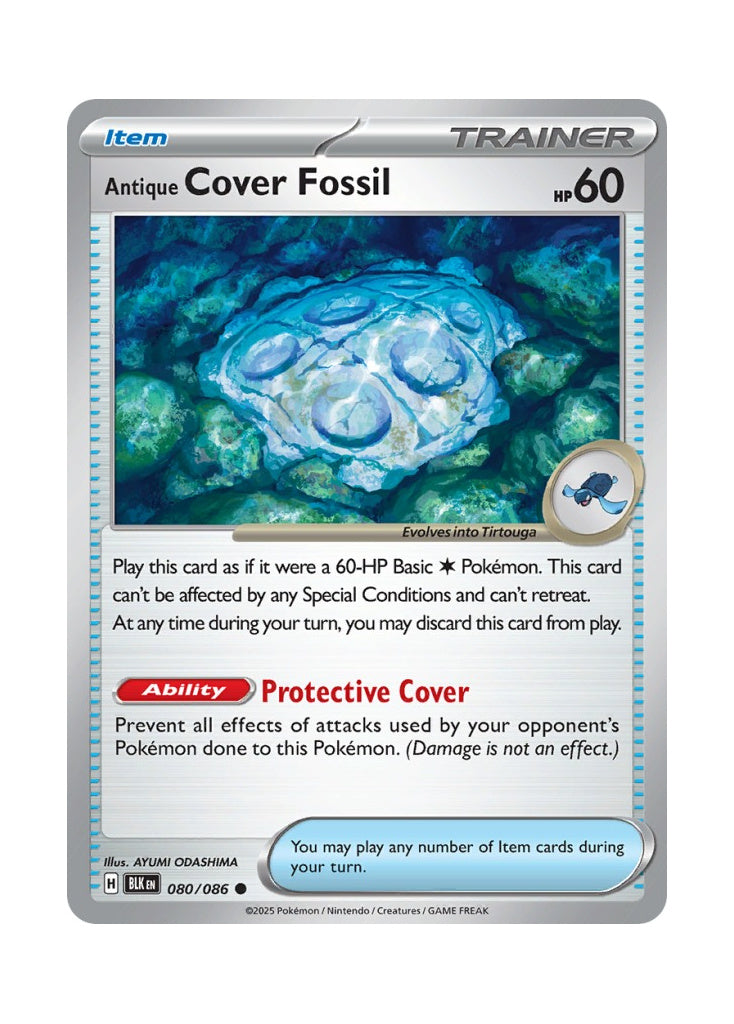 Antique Cover Fossil – Black Bolt (080)