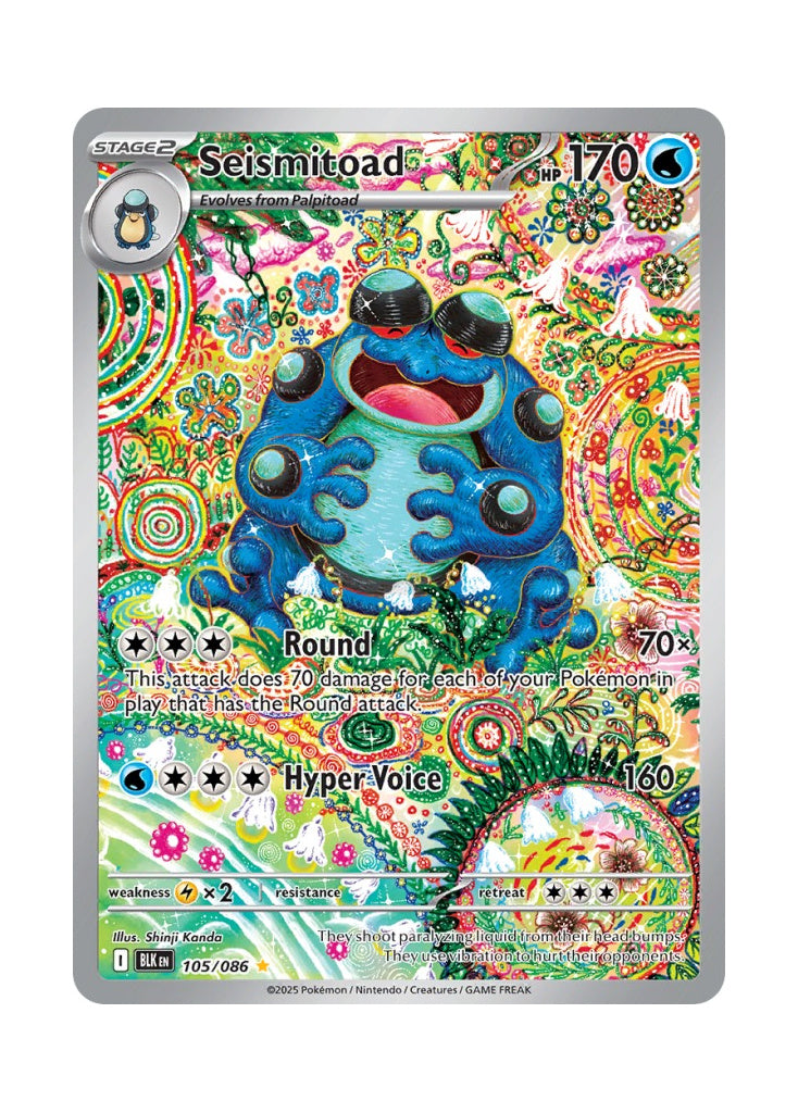Seismitoad – Black Bolt (105)