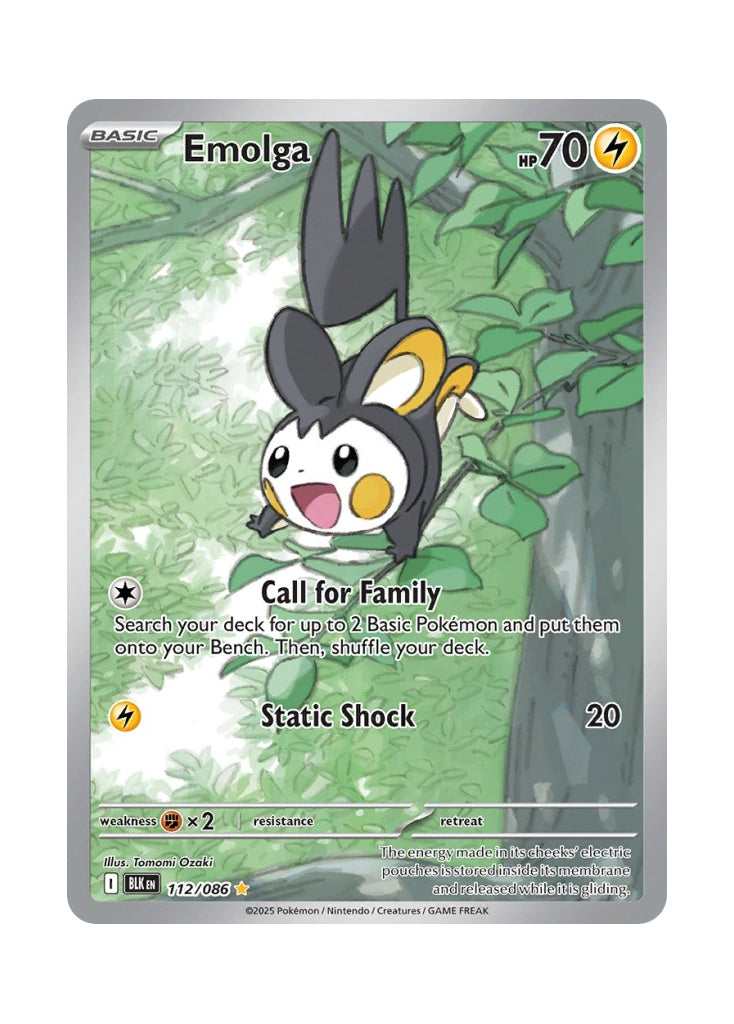 Emolga – Black Bolt (112)