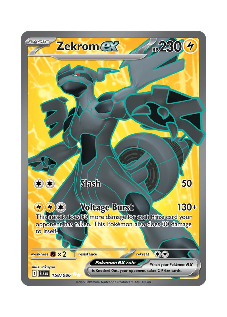 Zekrom ex – Black Bolt (158)