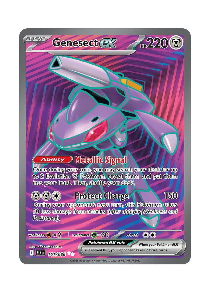 Genesect ex – Black Bolt (161)