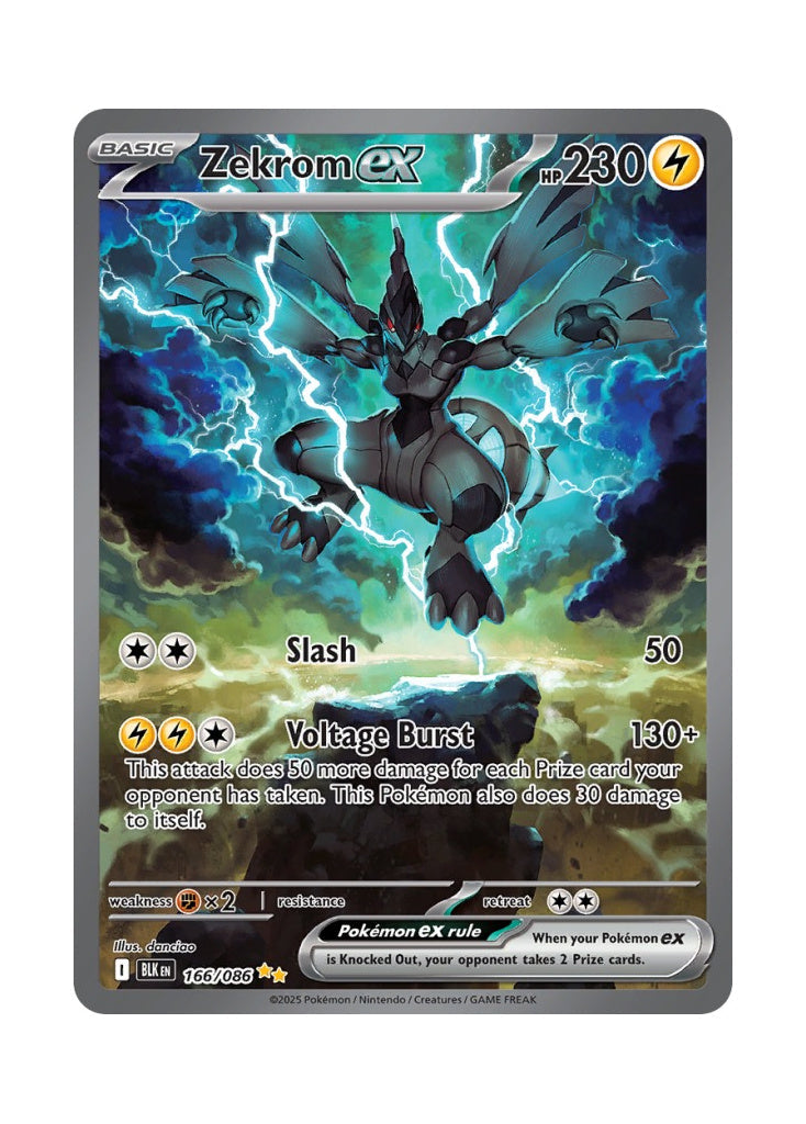 Zekrom ex – Black Bolt (166)