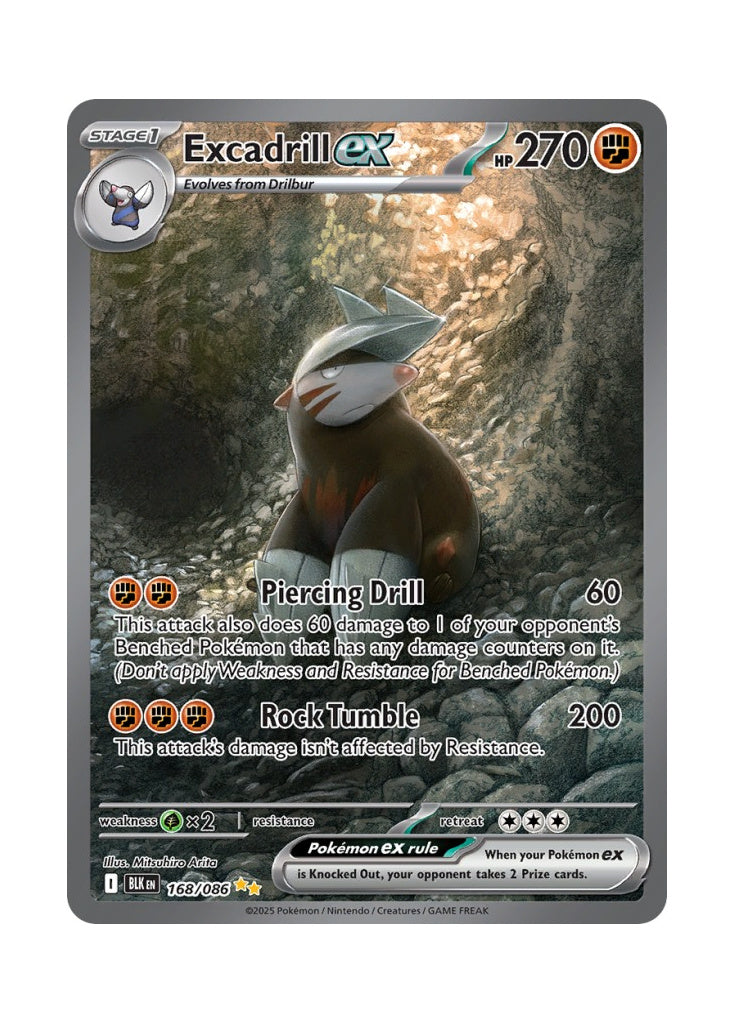 Excadrill ex – Black Bolt (168)