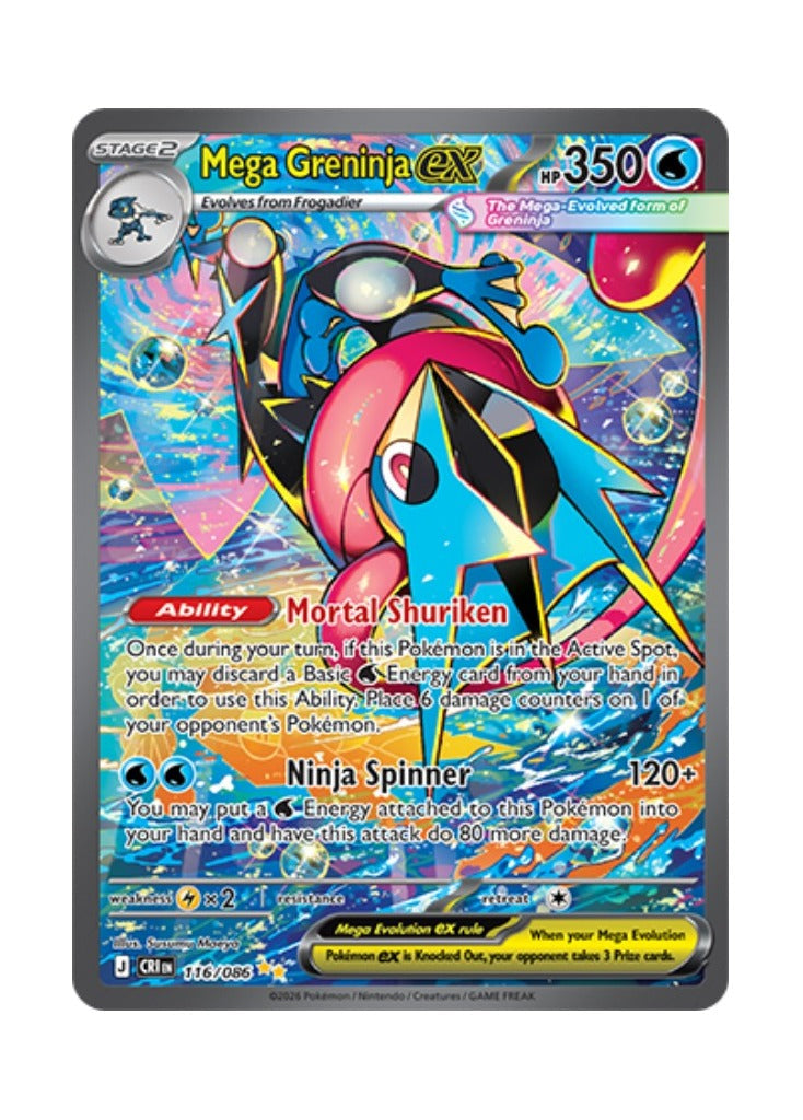 Mega Greninja ex – Chaos Rising (116)