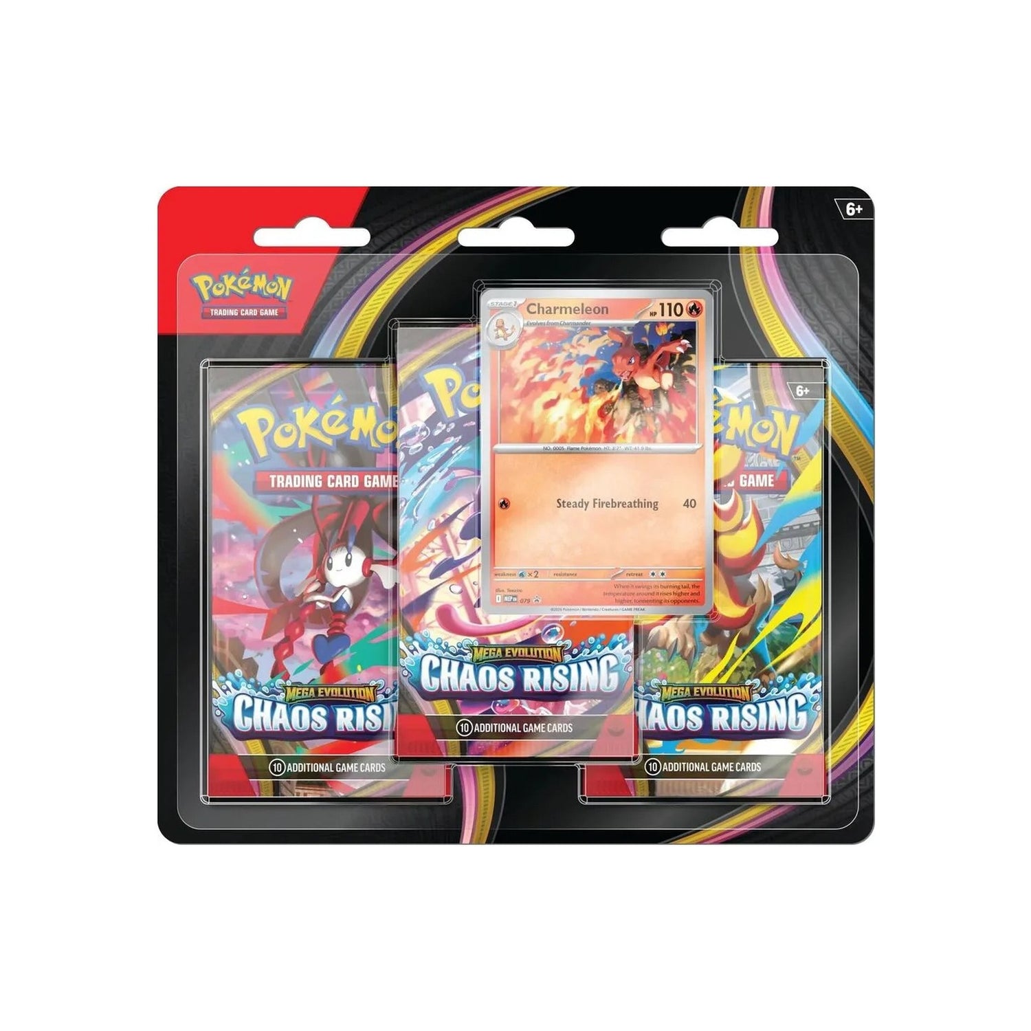Chaos Rising 3-Pack Blister — Charmeleon (Sealed) — English — Cardelle