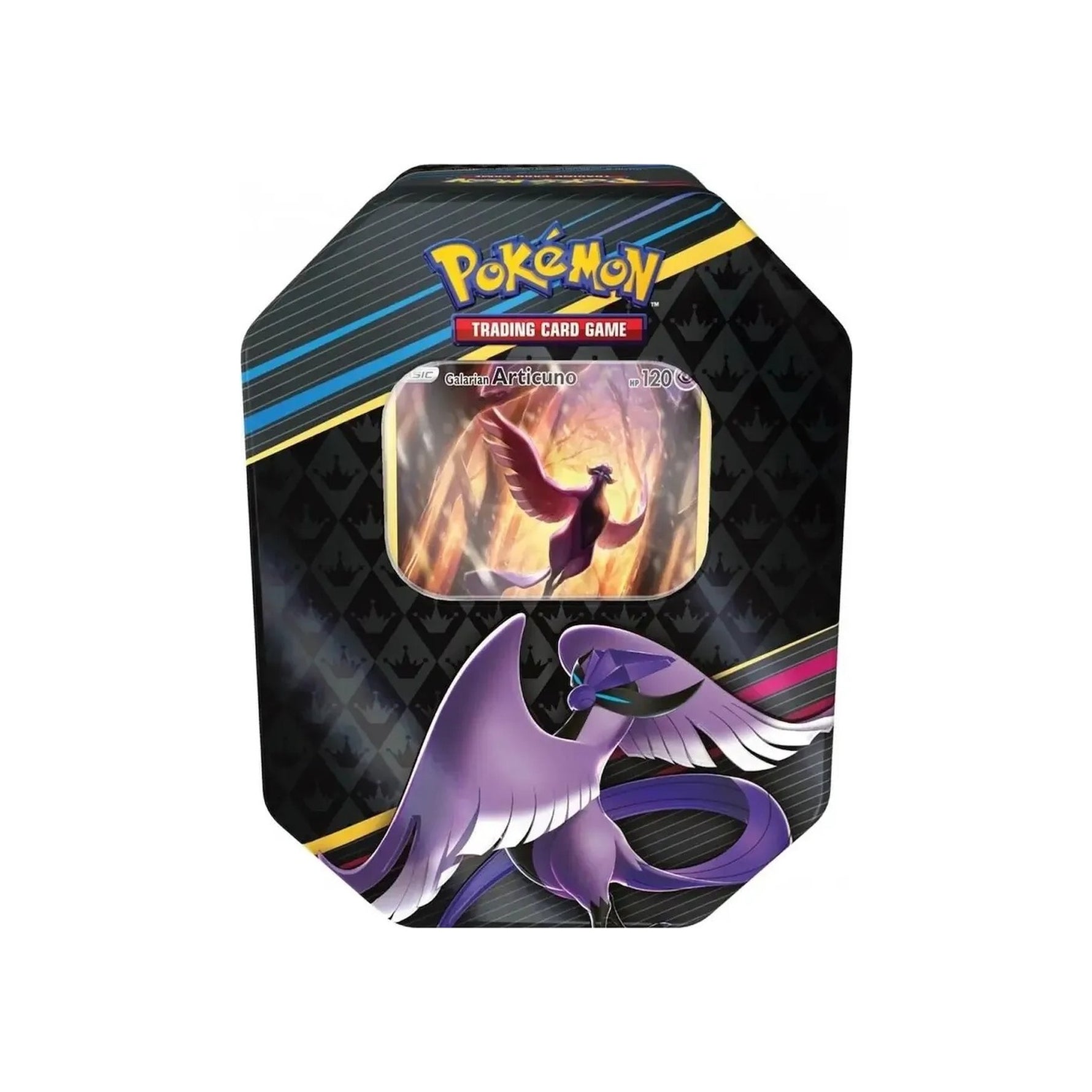 Crown Zenith Tin — Galarian Articuno (Vertical) (Sealed) — English — Cardelle