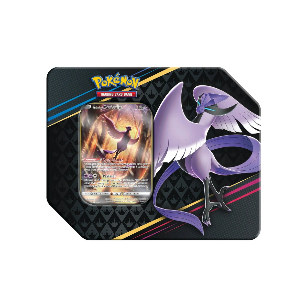 Crown Zenith Tin — Galarian Articuno (Sealed) — English — Cardelle