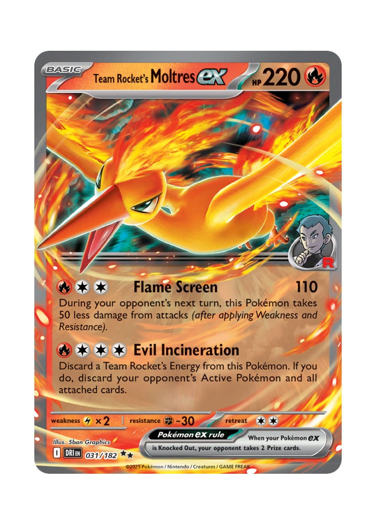 Team Rocket's Moltres ex – Destined Rivals (031)