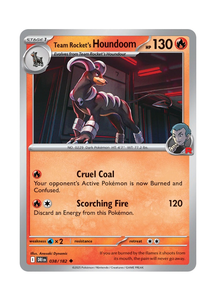 Team Rocket's Houndoom – Destined Rivals (038)