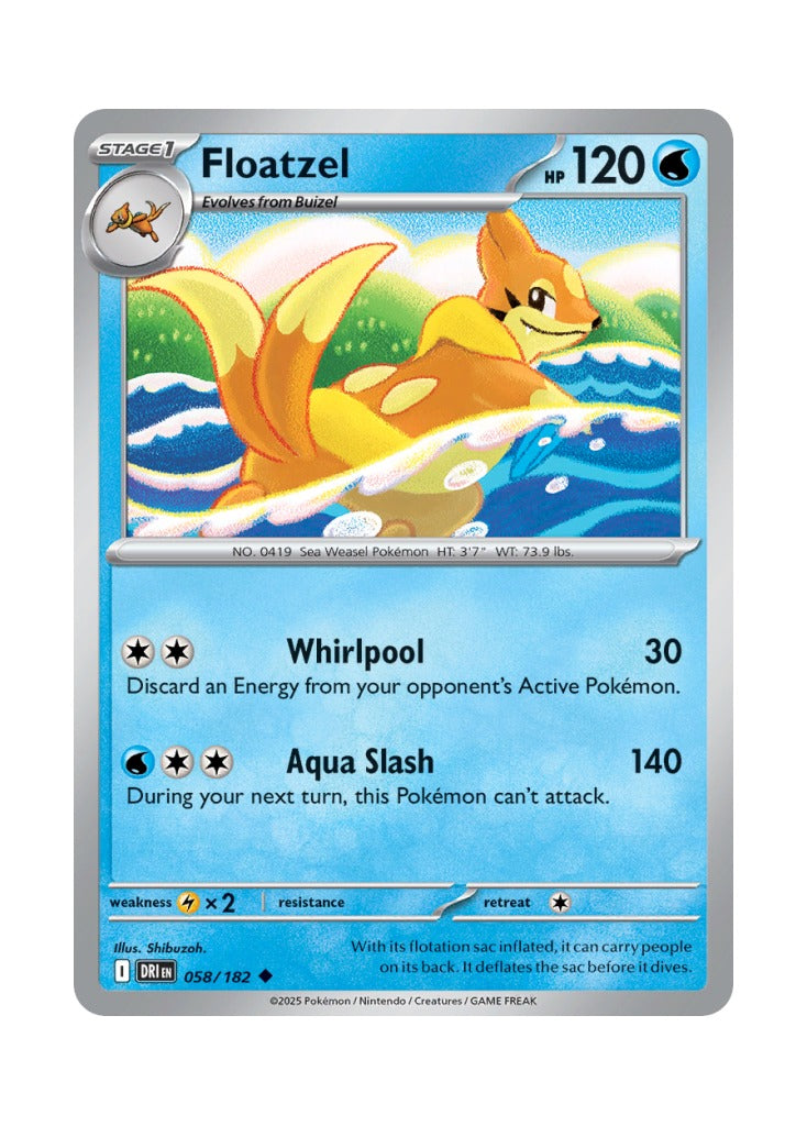 Floatzel – Destined Rivals (058)