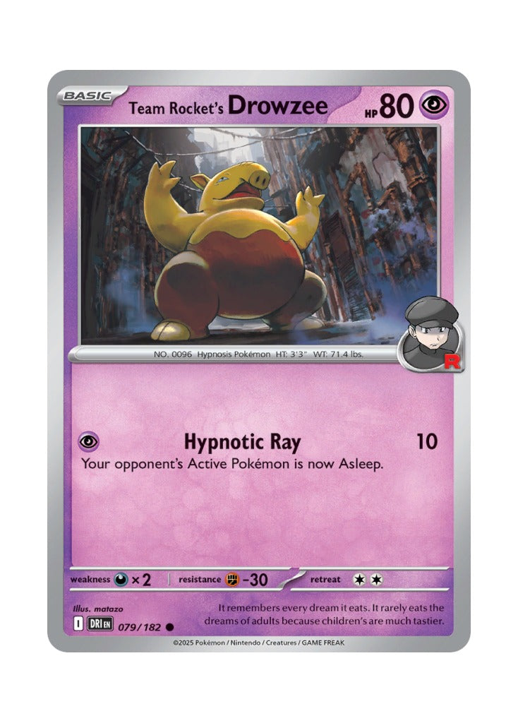 Team Rocket's Drowzee – Destined Rivals (079)