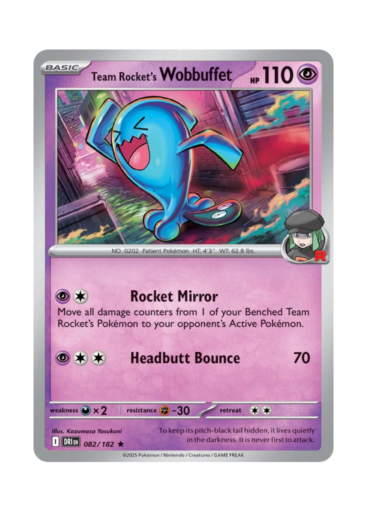 Team Rocket's Wobbuffet – Destined Rivals (082)