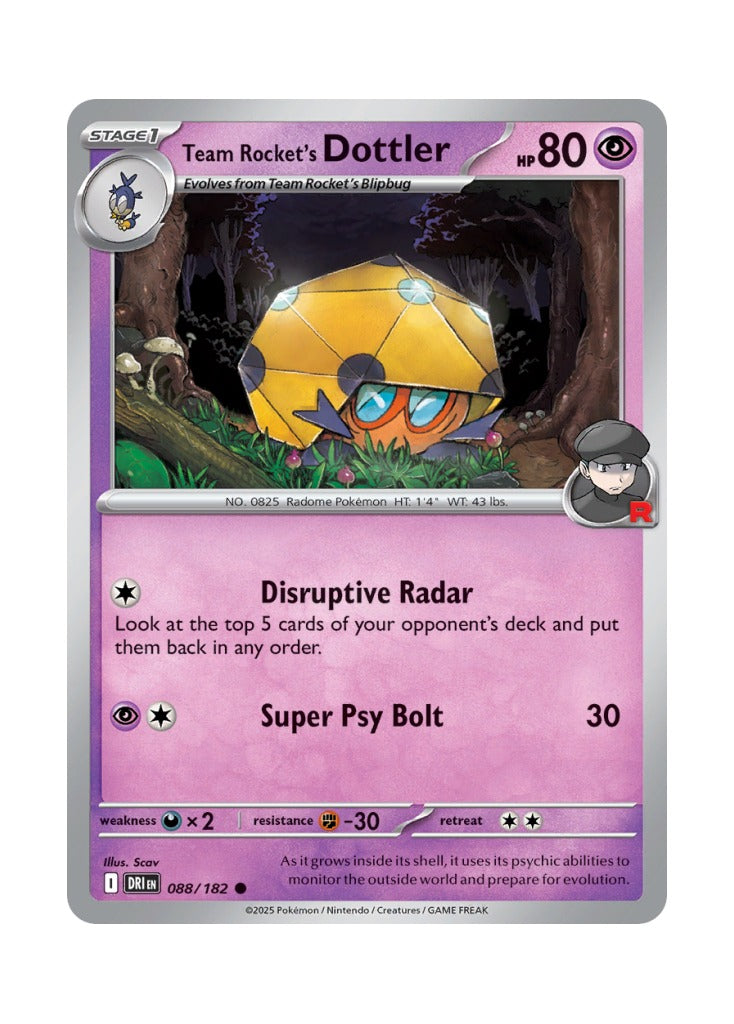 Team Rocket's Dottler – Destined Rivals (088)