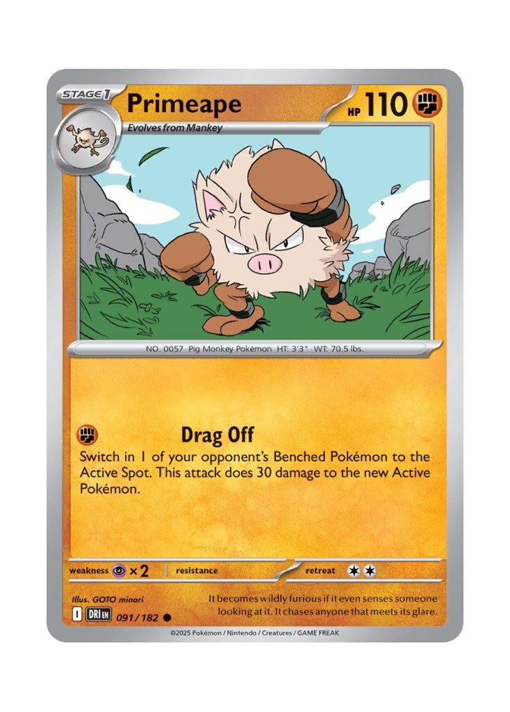 Primeape — Destined Rivals (091)