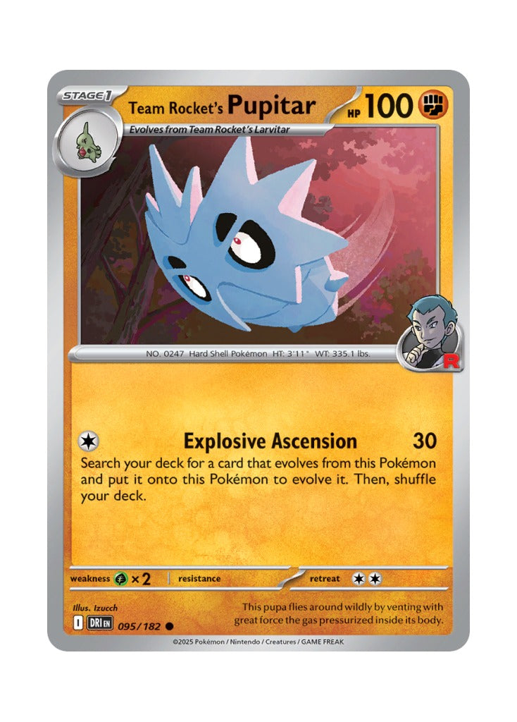 Team Rocket's Pupitar — Destined Rivals (095)