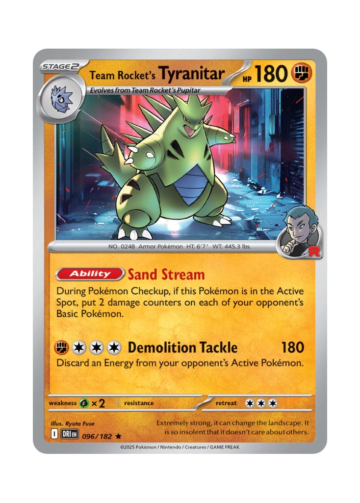 Team Rocket's Tyranitar — Destined Rivals (096)