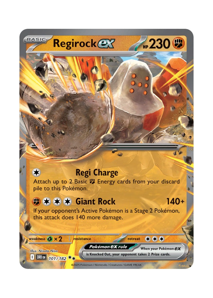 Regirock ex — Destined Rivals (101)