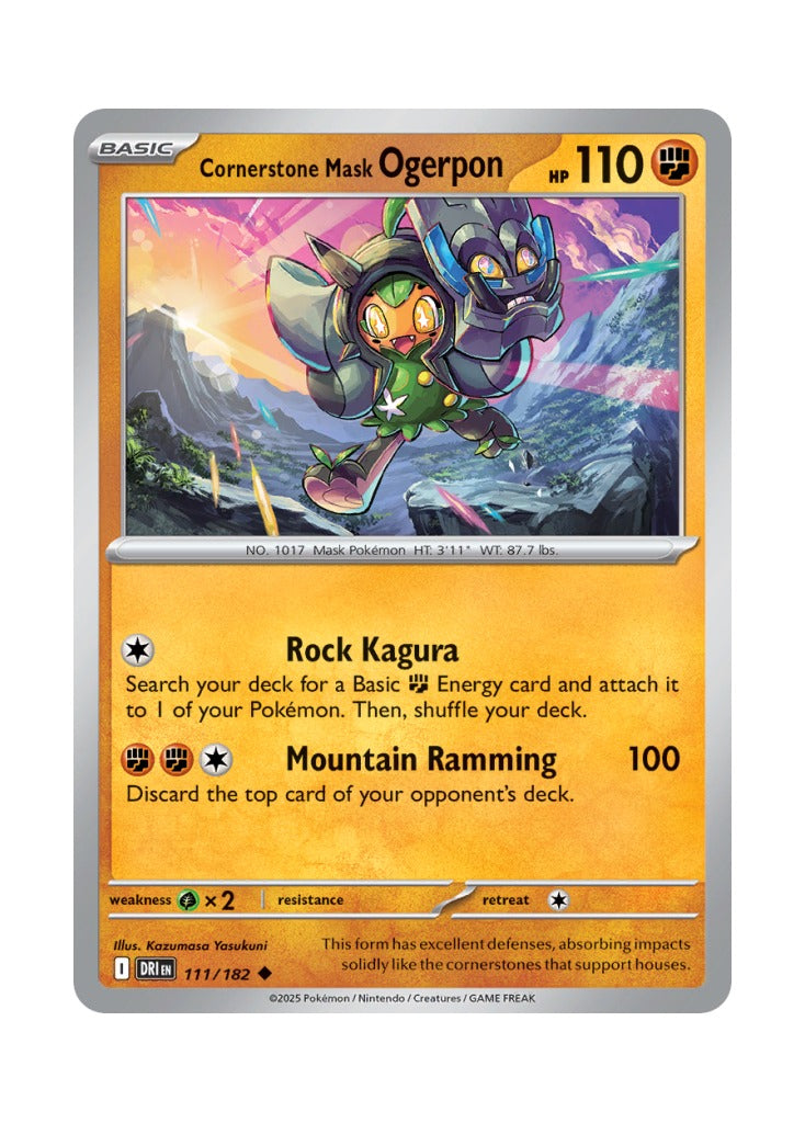 Cornerstone Mask Ogerpon – Destined Rivals (111)