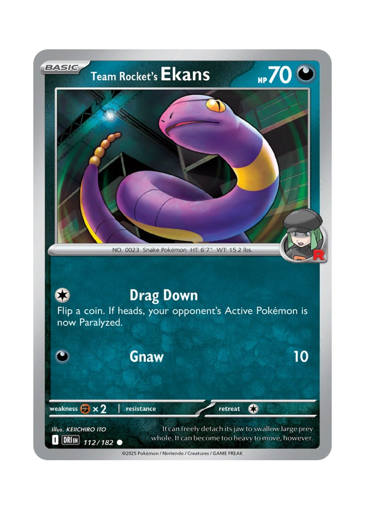 Team Rocket's Ekans – Destined Rivals (112)