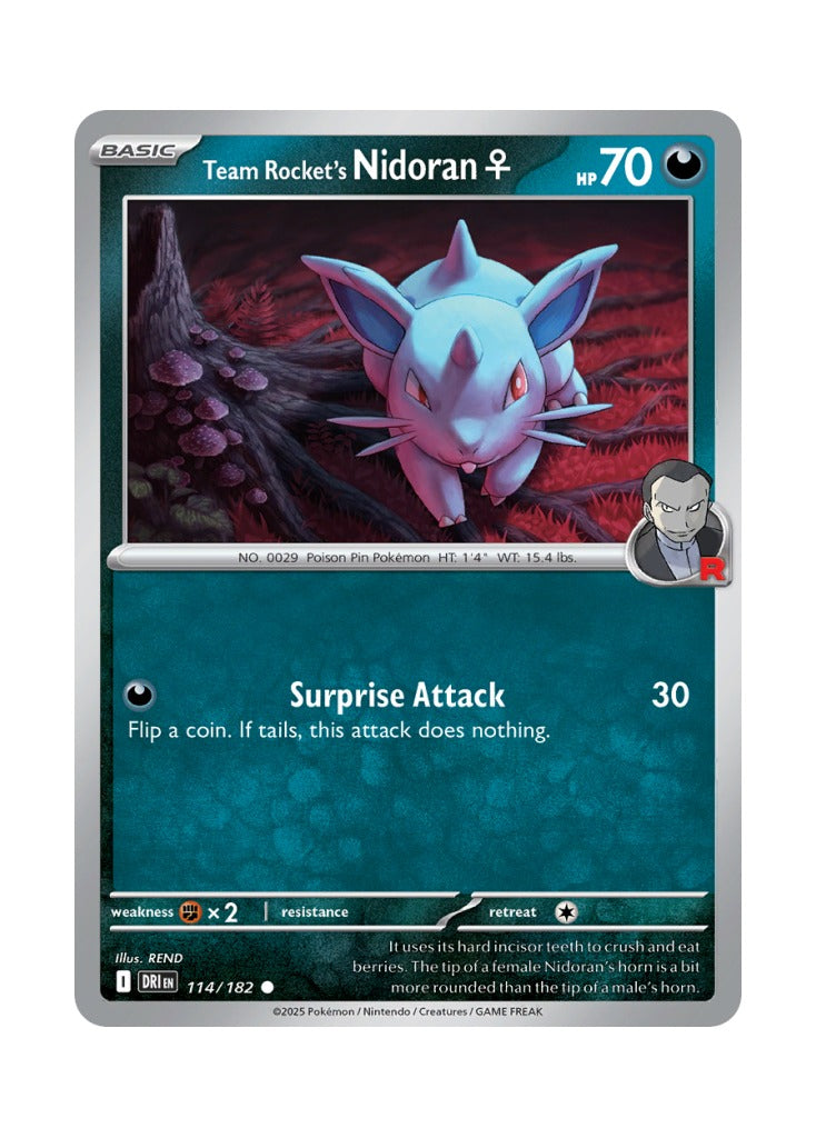 Team Rocket's Nidoran♀ – Destined Rivals (114)