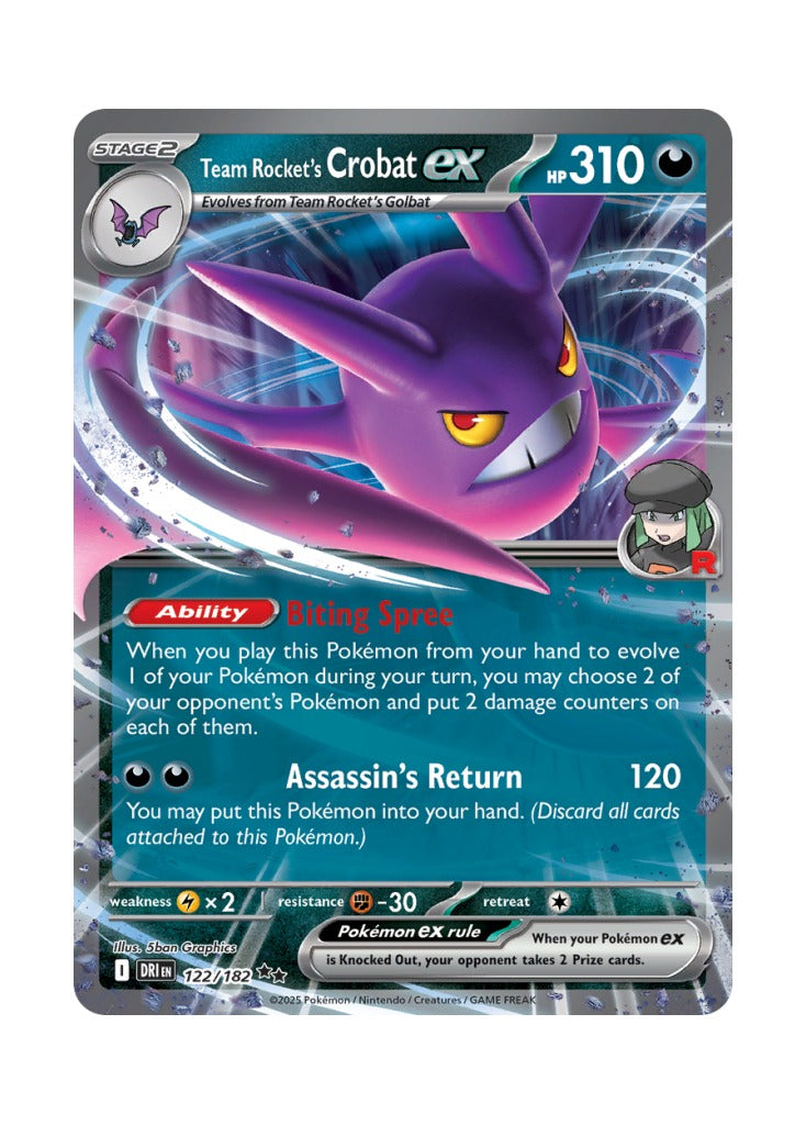 Team Rocket's Crobat ex – Destined Rivals (122)