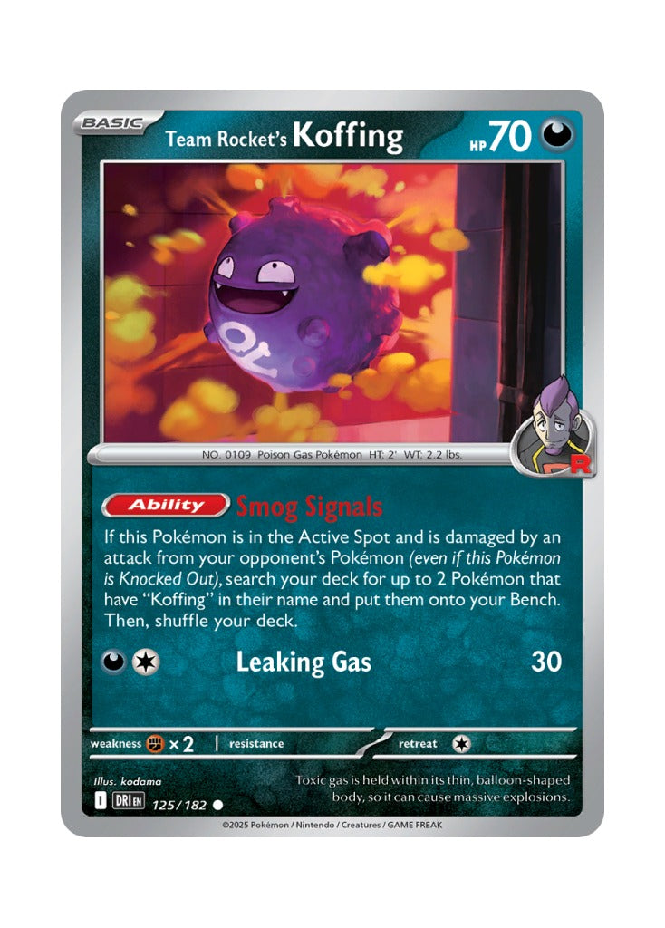 Team Rocket's Koffing – Destined Rivals (125)