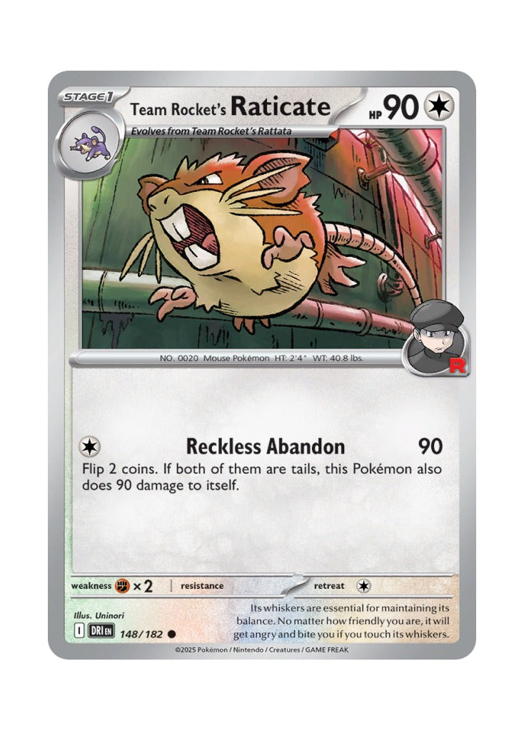 Team Rocket's Raticate – Destined Rivals (148)