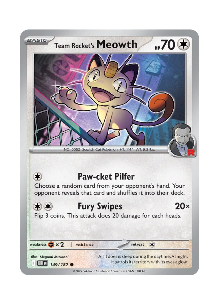 Team Rocket's Meowth – Destined Rivals (149)
