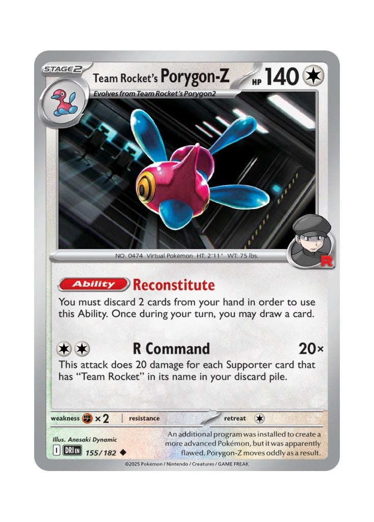 Team Rocket's Porygon-Z – Destined Rivals (155)