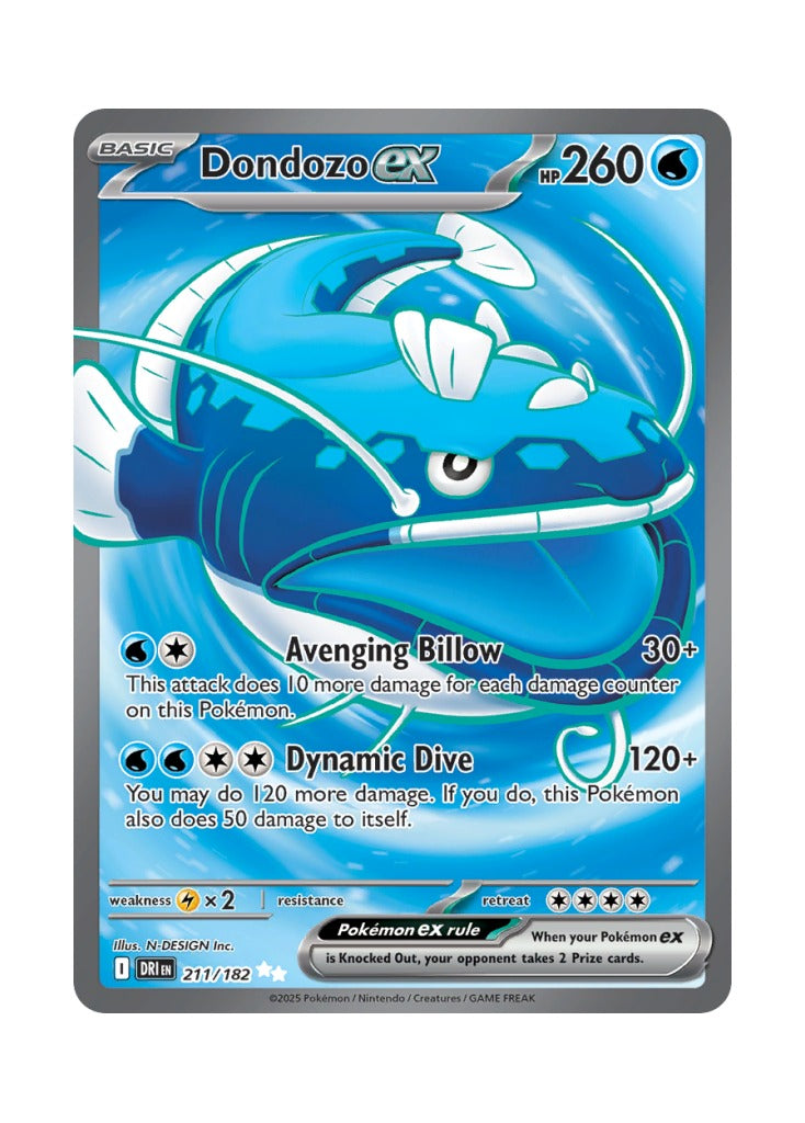 Dondozo ex (Destined Rivals 