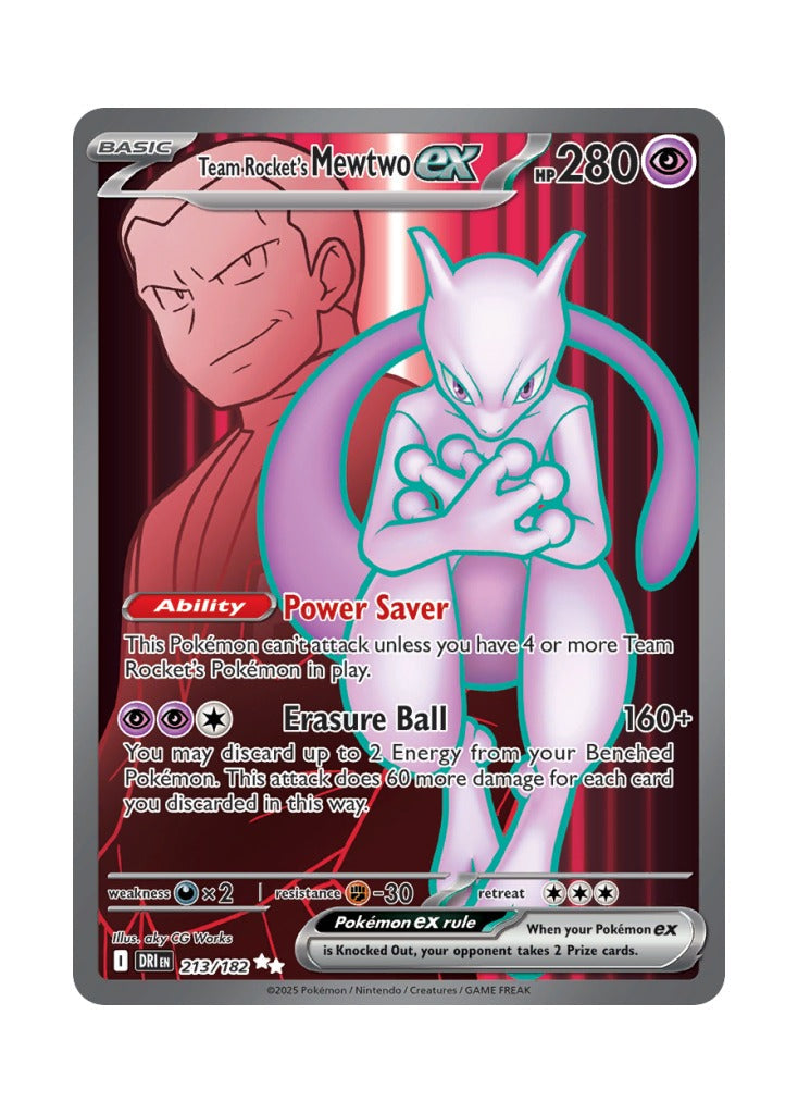 Team Rocket's Mewtwo ex (Destined Rivals 