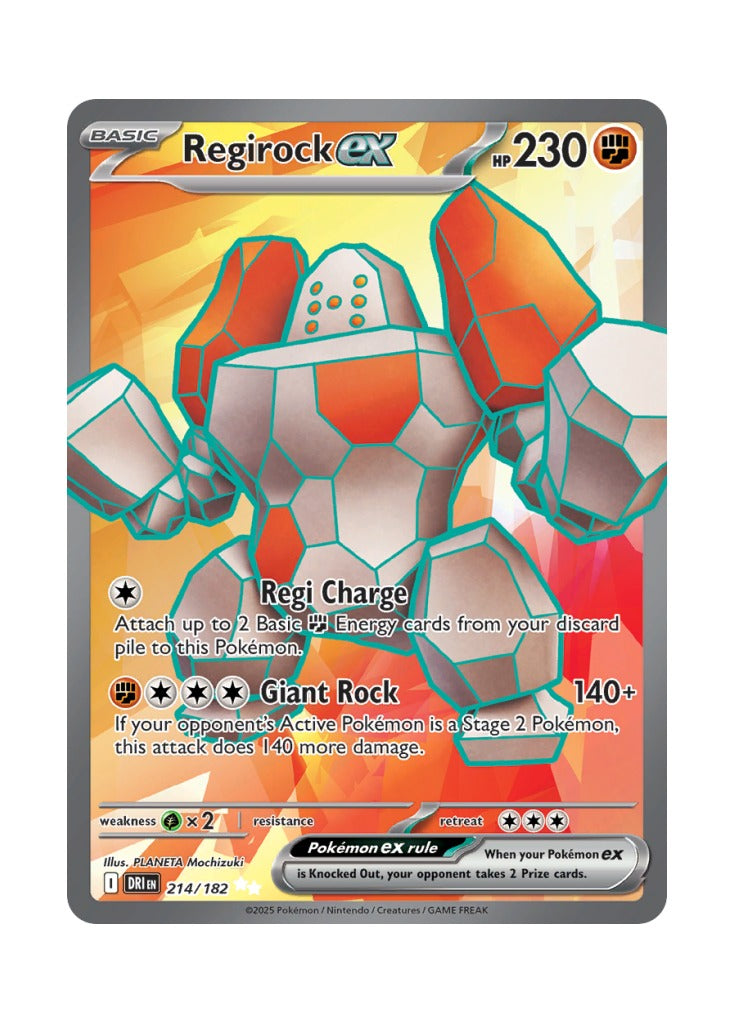 Regirock ex (Destined Rivals 