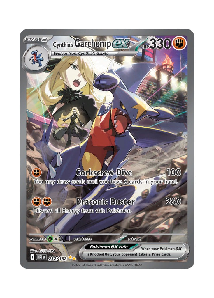 Cynthia's Garchomp ex (Destined Rivals 