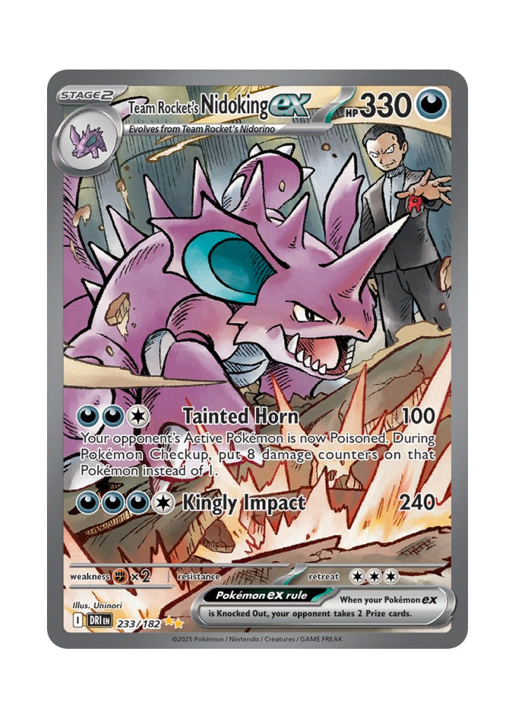 Team Rocket's Nidoking ex (Destined Rivals 