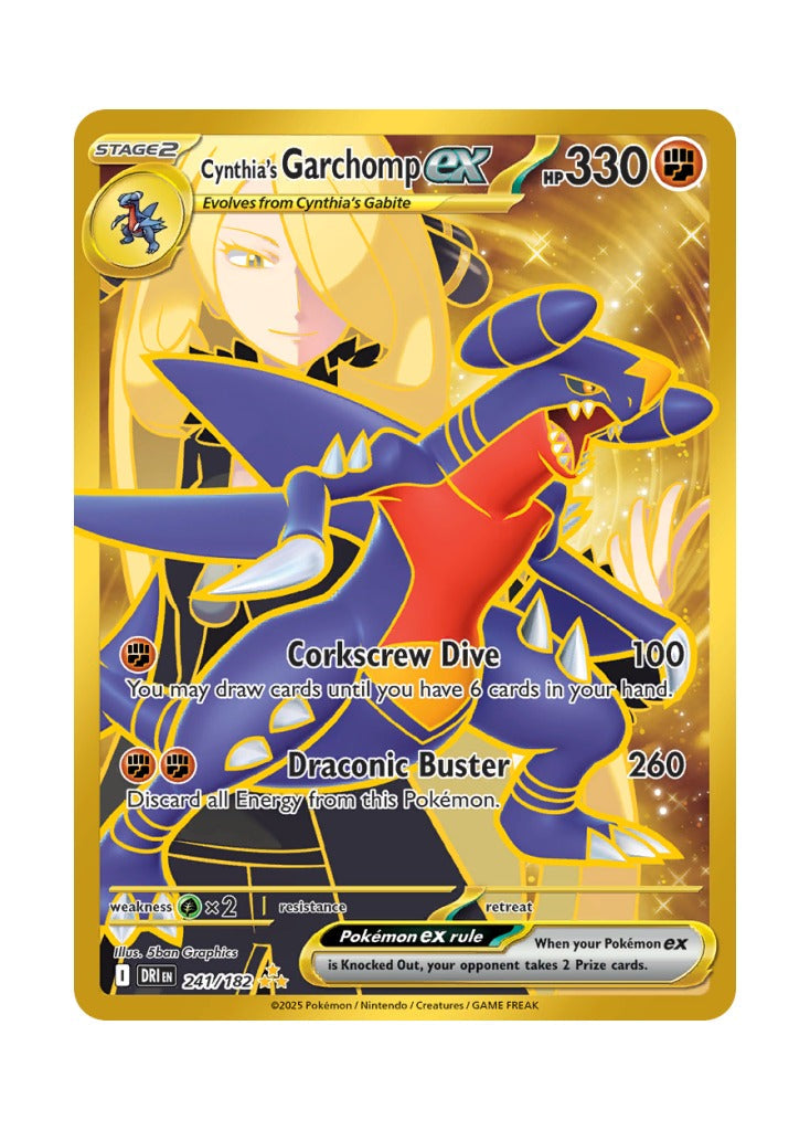Cynthia's Garchomp ex (Destined Rivals 