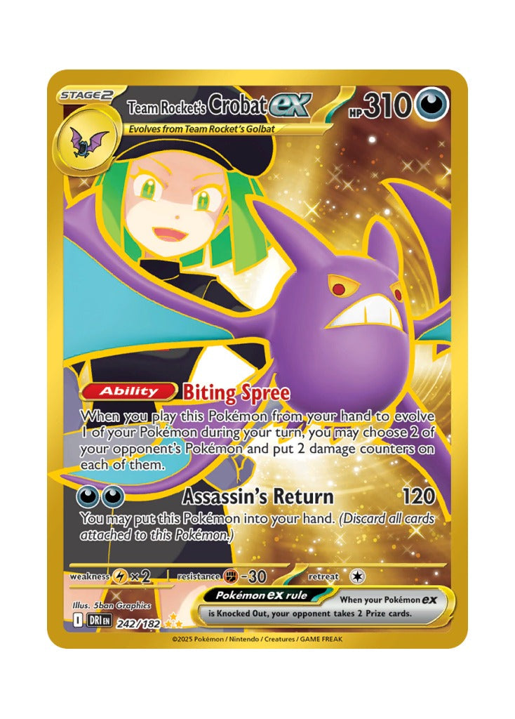 Team Rocket's Crobat ex (Destined Rivals 