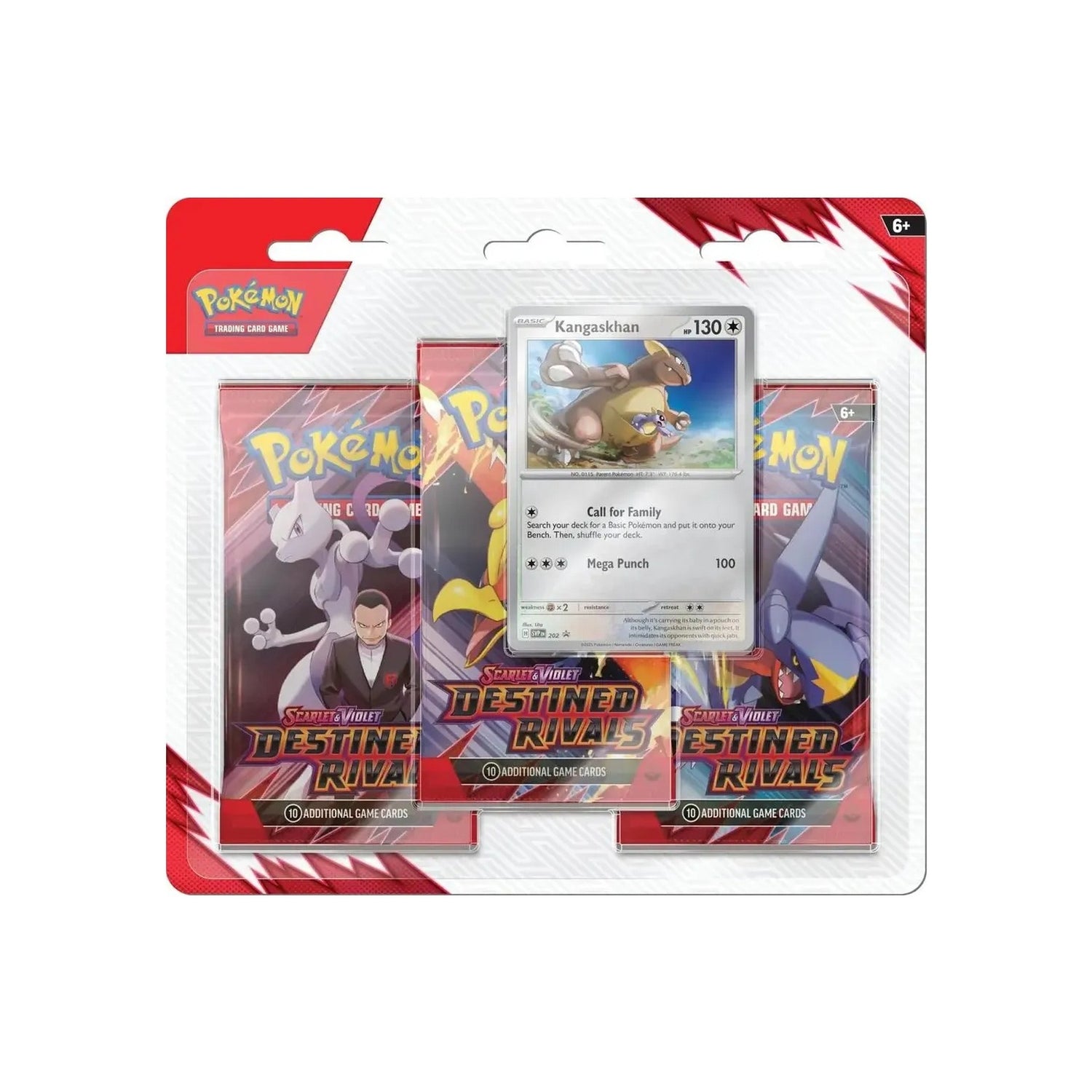 Destined Rivals 3-Pack Blister — Kangaskhan (Sealed) — English — Cardelle