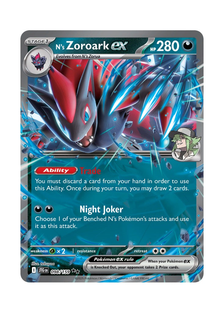 N’s Zoroark ex – Journey Together (098)