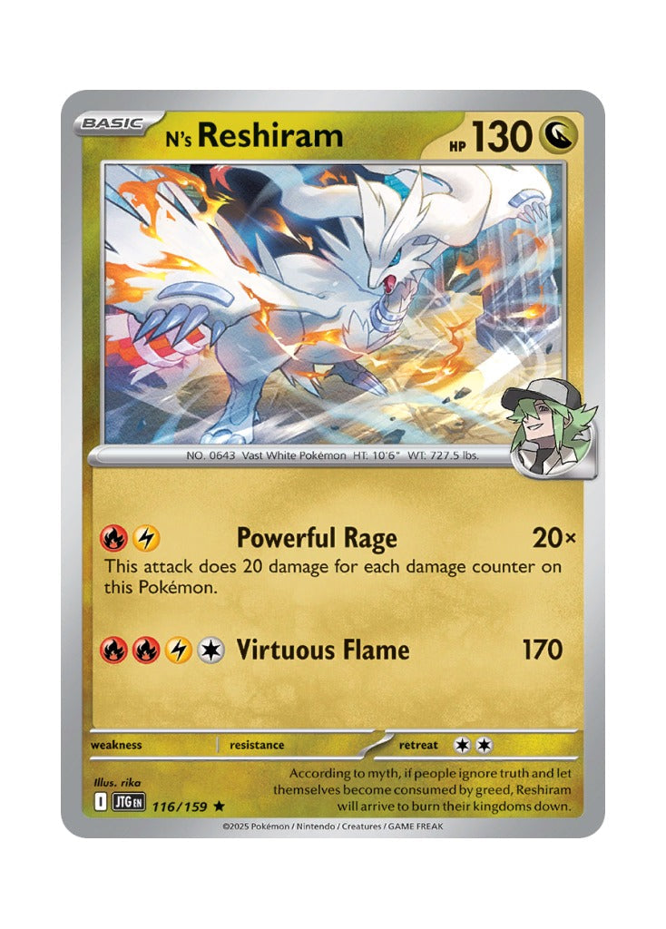 N’s Reshiram – Journey Together (116)