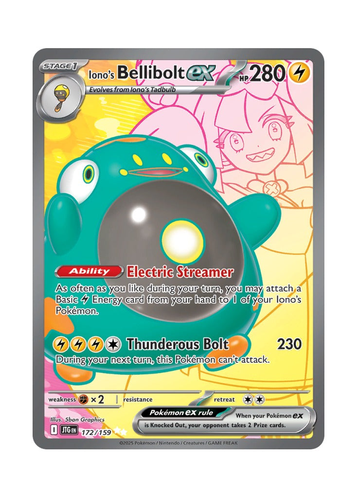 Iono’s Bellibolt ex – Journey Together (172)