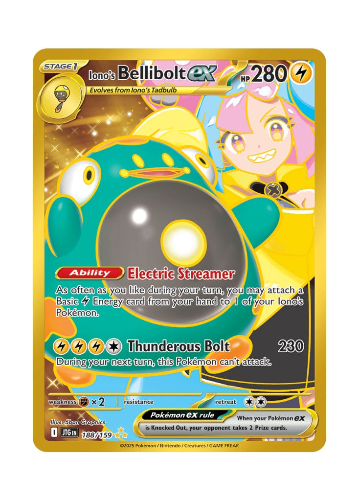 Iono’s Bellibolt ex – Journey Together (188)