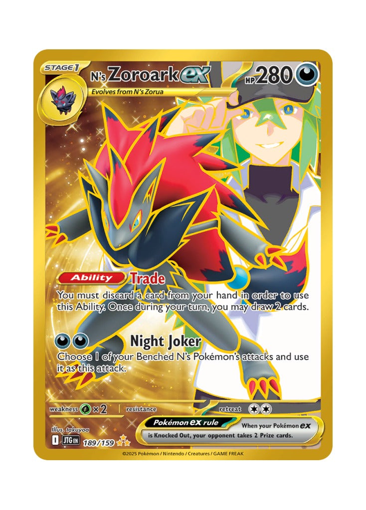 N’s Zoroark ex – Journey Together (189)