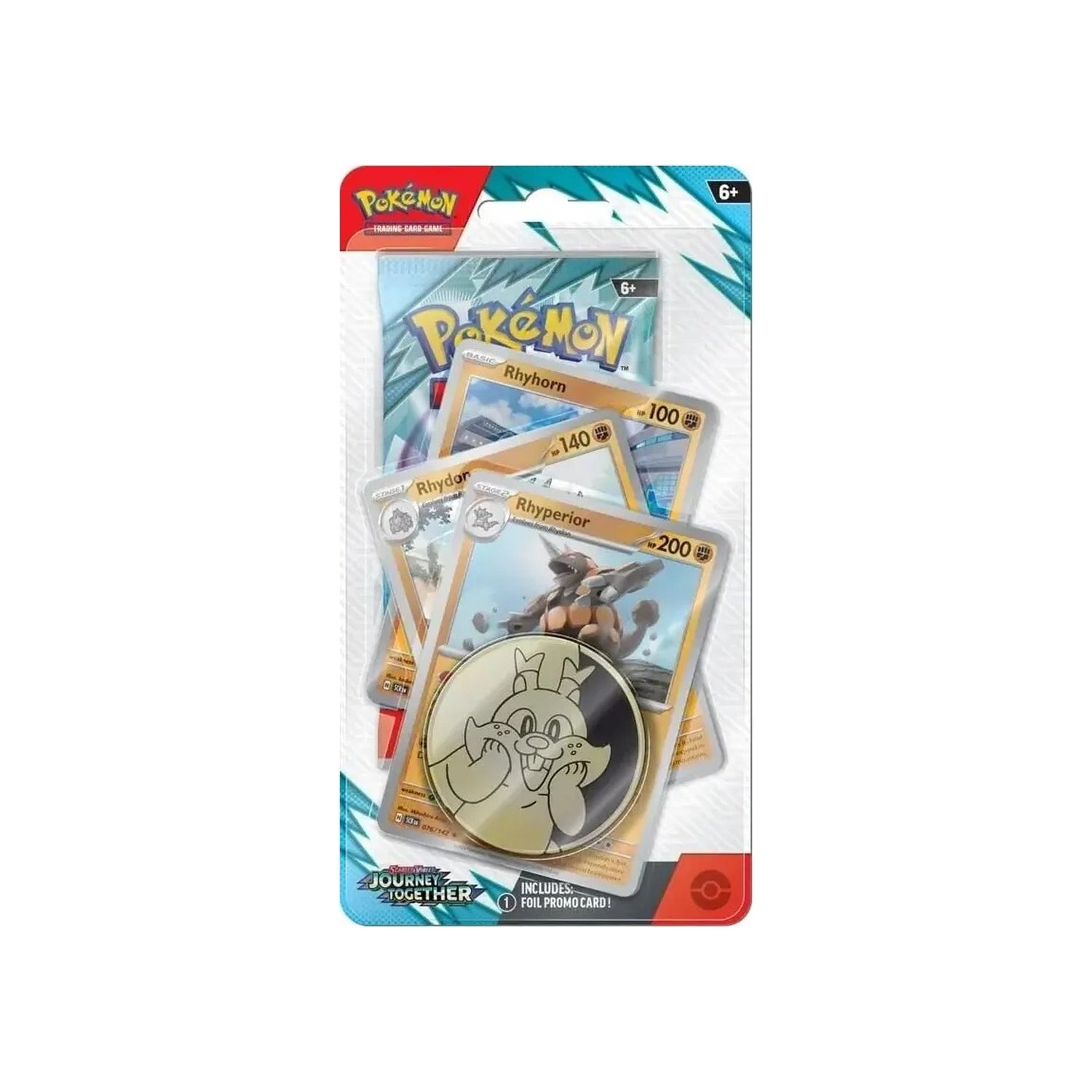 Journey Together Premium Checklane Blister — Rhyperior (Sealed) — English — Cardelle