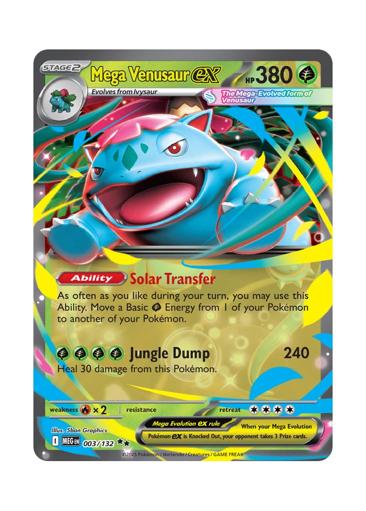 Mega Venusaur ex – Mega Evolution Base (003)