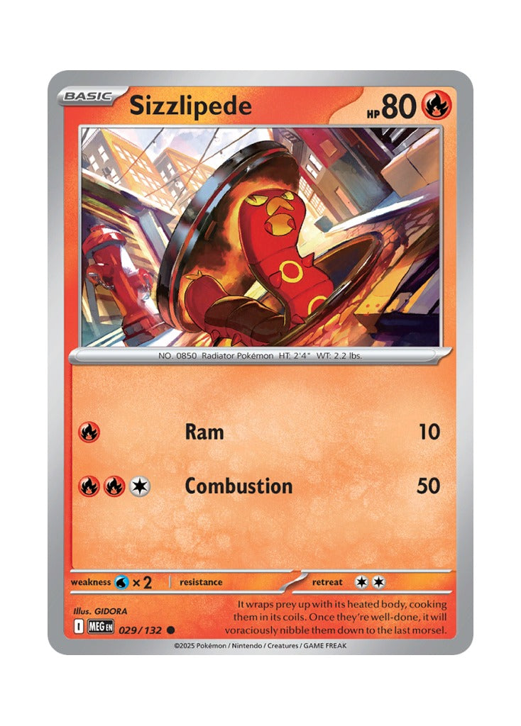 Sizzlipede – Mega Evolution Base (029)