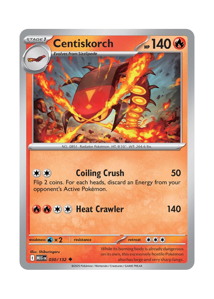 Centiskorch – Mega Evolution Base (030)